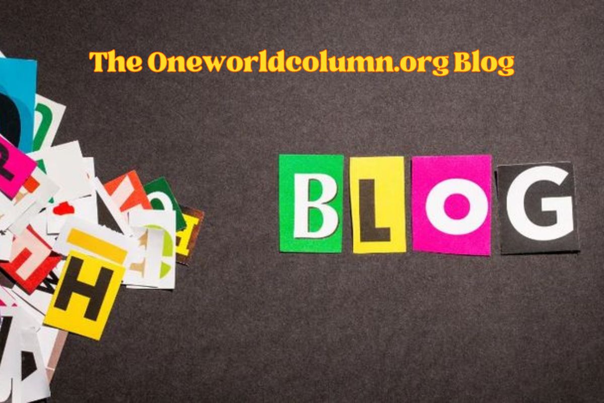 The Oneworldcolumn.org Blog