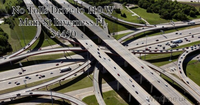 no tolls drive to 110 wmain st inverness fl 34450